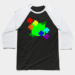 Flowers Baseball T-Shirt